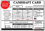 Gsc S1 Billet Camshaft Set Dual Avcs (2008-2021 Sti) Engine