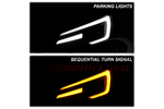 Spyder Apex Led Headlights For Fitted Vehicles Black (15-21 Wrx/Sti)