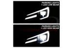 Spyder Apex Led Headlights For Fitted Vehicles Black (15-21 Wrx/Sti)