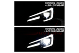 Spyder Apex Led Headlights For Fitted Vehicles Black (15-21 Wrx/Sti)