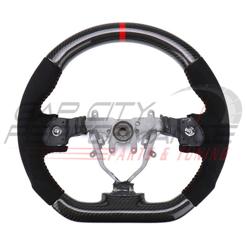 FactionFab Steering Wheel Carbon and Suede (08-14 WRX/STI)