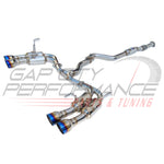 Invidia Gemini R400 Cat Back Exhaust W/titanium Burnt Tips (2015+ Wrx/sti)