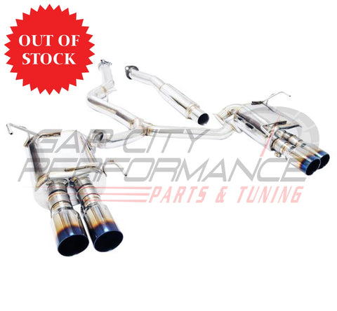 Mxp Sp Cat Back Exhaust Stainless Steel Burnt Tips (2011+ Wrx/sti)