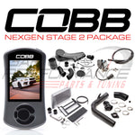 Cobb Tuning Nexgen Stage 2 Power Package (15-21 Wrx) Redline Carbon Fiber Intake / Silver