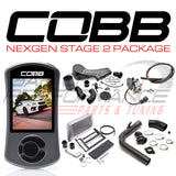 Cobb Tuning Nexgen Stage 2 Power Package (15-21 Wrx) Redline Carbon Fiber Intake / Silver