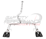 Awe Tuning Track Edition Cat Back Exhaust (2015+ Wrx/sti) Black Diamond Tips