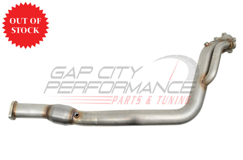 Grimmspeed Limited Catted Downpipe (08-14 Wrx & 2008+ Sti) Brushed Stainless Steel Exhaust