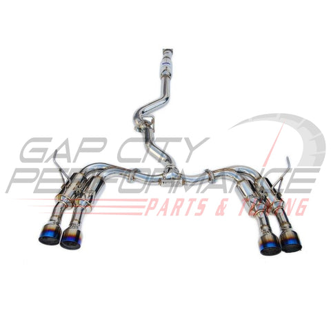 Invidia Gemini R400 Cat Back Exhaust W/titanium Burnt Tips (2015+ Wrx/sti)