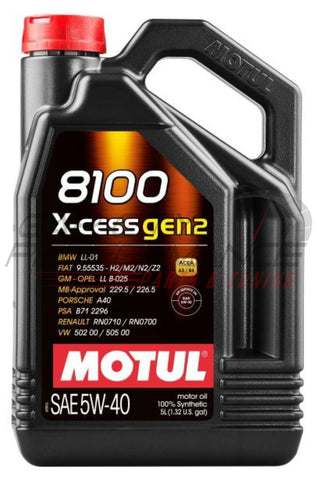 Motul 8100 X-Cess 5W40 Engine Oil 5L