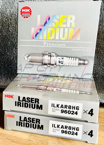 Ngk Laser Iridium Stock Heat Range Spark Plug Set (15 - 21 Wrx)