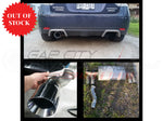Nameless Performance Single Exit 3In Track Pipe (08-14 Wrx/Sti) Hatchback Only Exhaust