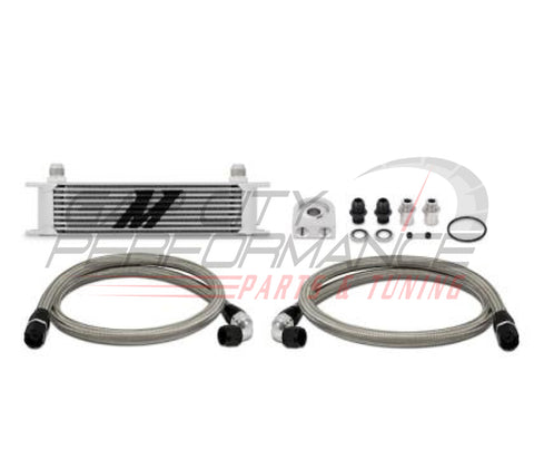 Mishimoto Universal Oil Cooler Kit Silver Engine