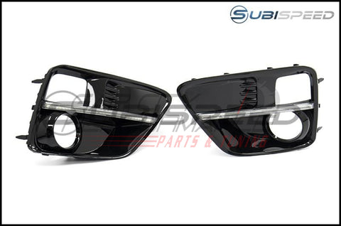 Subispeed Sequential Jdm Wrx S4 Style Drl Fog Light Bezels (15-17 Wrx) Exterior