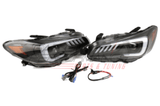 Subispeed Led Headlights Drl And Sequential Turn Signals W/ Hardware Kit 2015+ Wrx/sti Exterior